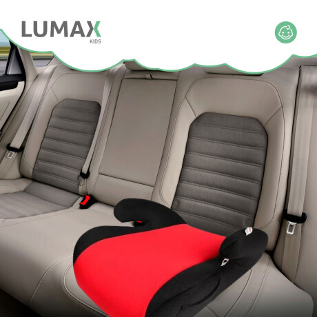 Booster Alzador de Seguridad Lumax Kids para Auto Rojo