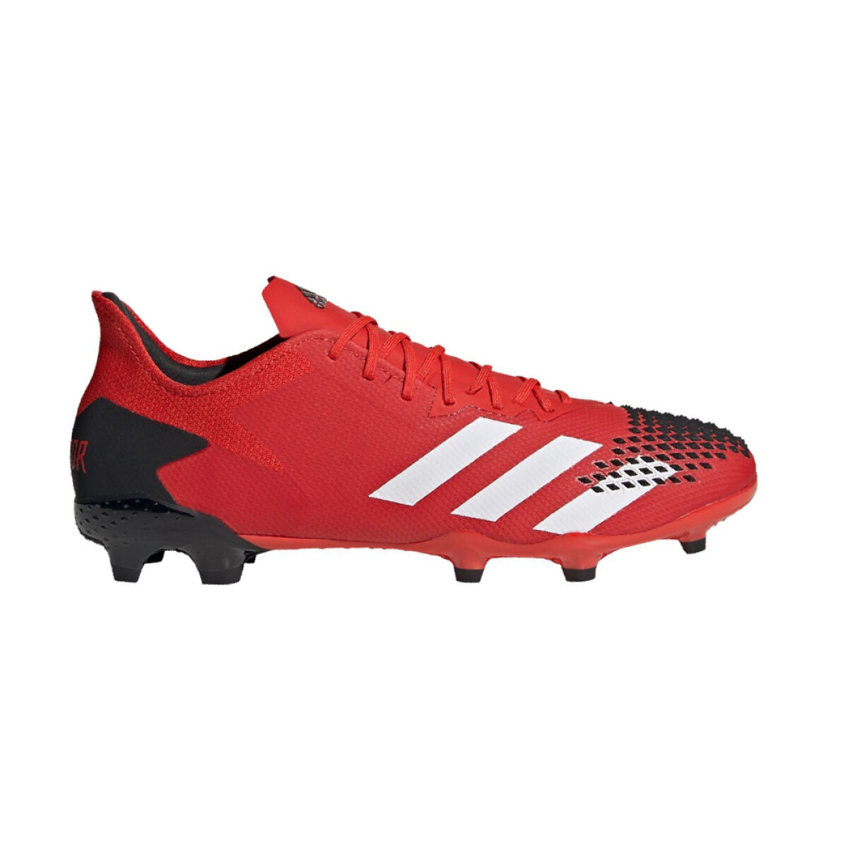adidas PREDATOR 20.2 FIRM GROUND CLEATS - Red/Black 