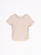 REMERA ANI BEIGE CLARO