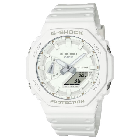 Reloj CASIO G-SHOCK GA2100-7A7DR en Resina Blanco Esfera 48mm 0