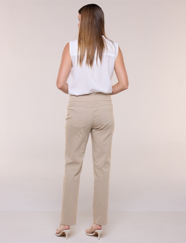 Pantalon Pull On BEIGE