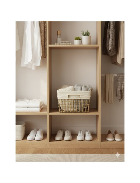 CESTO FORRADO C/TELA SEAGRASS 25X25XH20CM NATURAL CESTO FORRADO C/TELA SEAGRASS 25X25XH20CM NATURAL