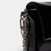 Mini bag Olivia en cuero charol Negro