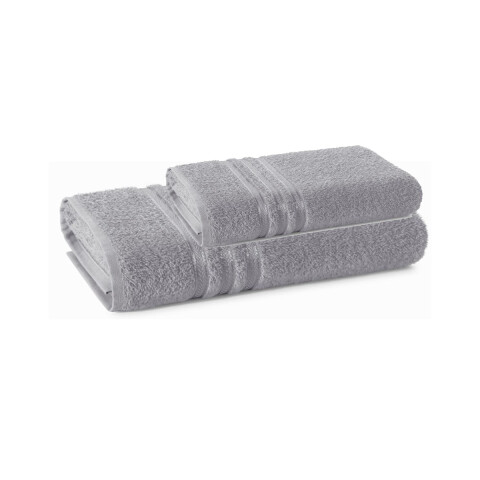 Pack x 2 Toallas Priori Dohler 100% Algodón GRIS