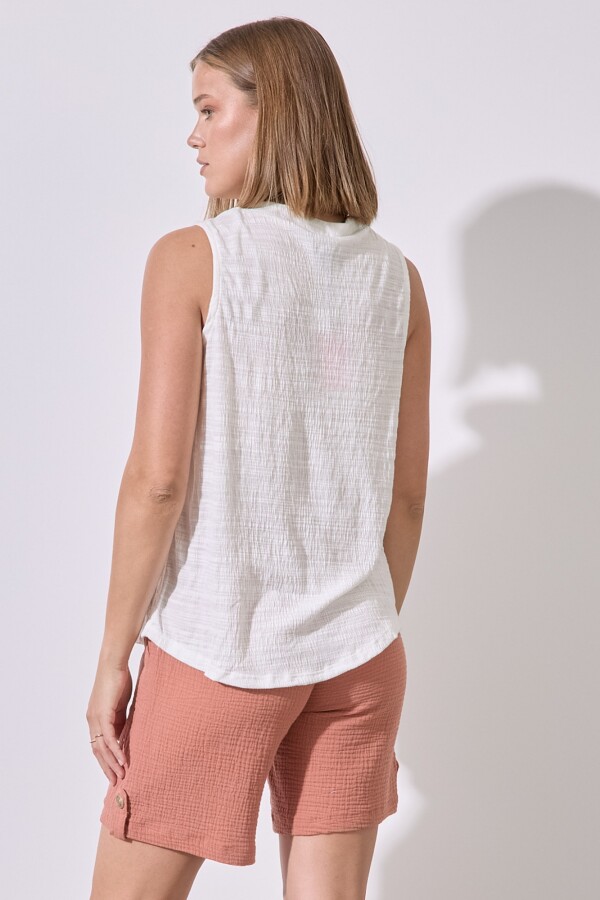 Musculosa Frunces CRUDO