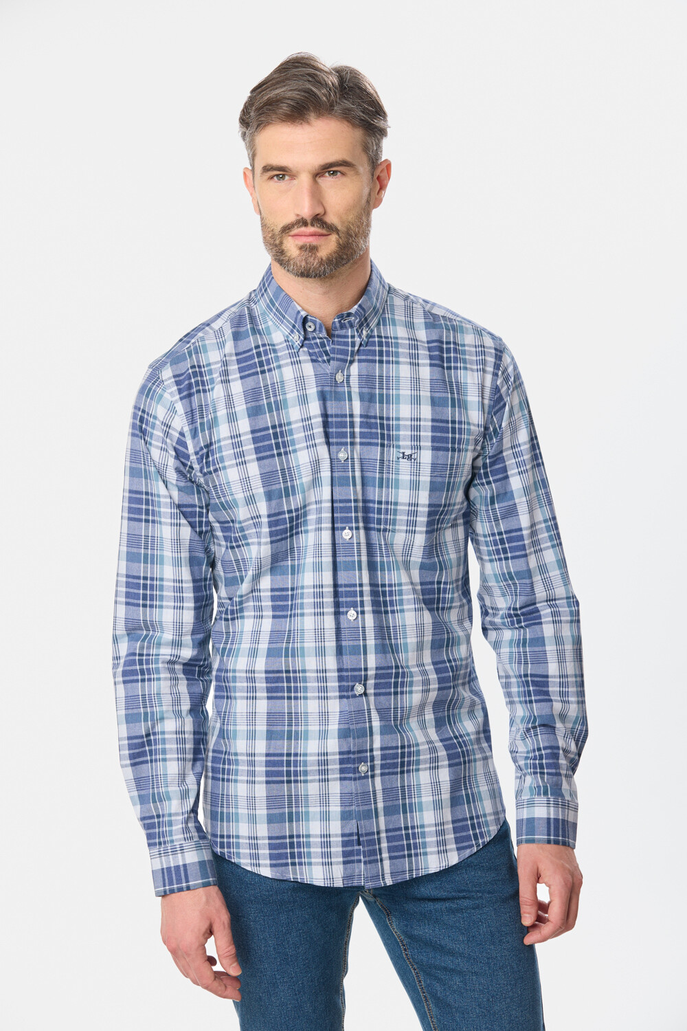 CAMISA CUADROS Azul