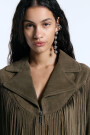 CAMPERA SUEDE VERSOVIA Verde Oliva