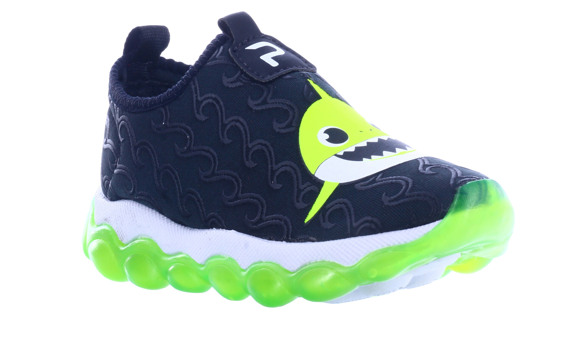 Championes de Niños Push FORES con estampa tiburon - Negro 