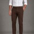 Pantalón de gabardina Chocolate