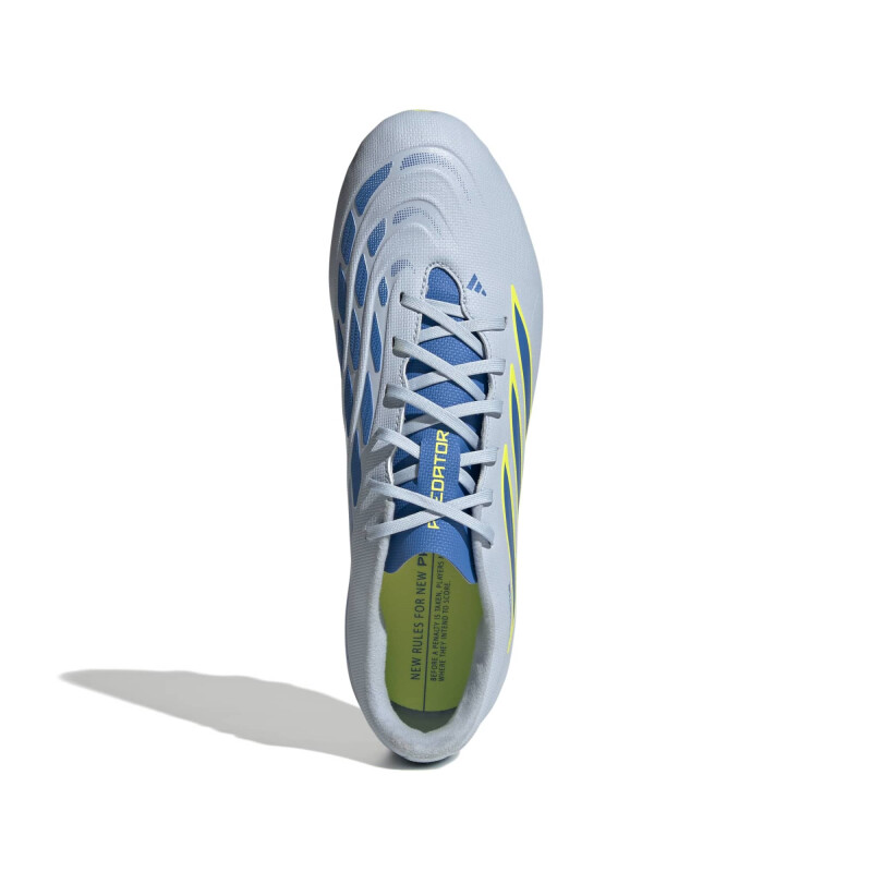 Championes Adidas PREDATOR CLUB FG/MG Hombre JS0348 Celeste-amarillo
