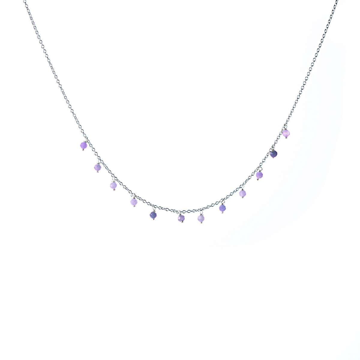 Collar Tulum Violet - Plata 925 