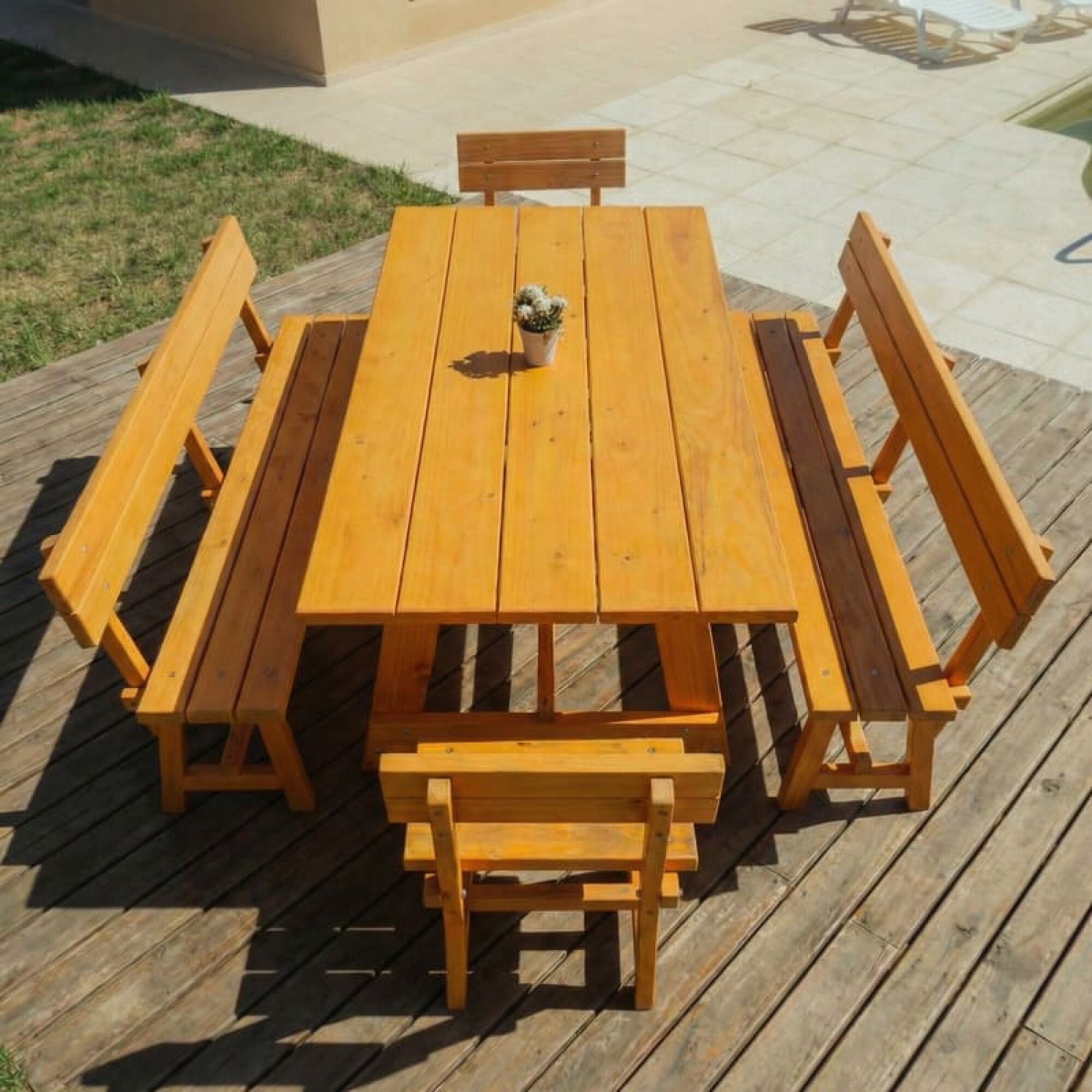 Juego de comedor exterior — Serra Amoblamientos