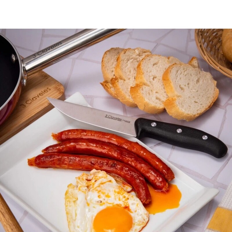 Cuchillo Cocina 14cm Domvs 3 Claveles Sin Color