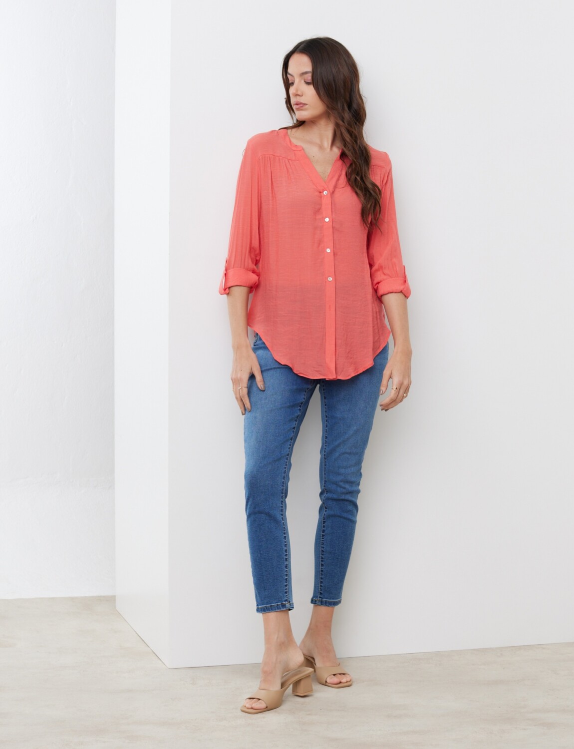 Blusa botones online