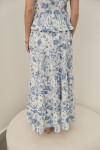 FALDA AURELIA BLUE BOTANIC FLOWERS FALDA AURELIA BLUE BOTANIC FLOWERS