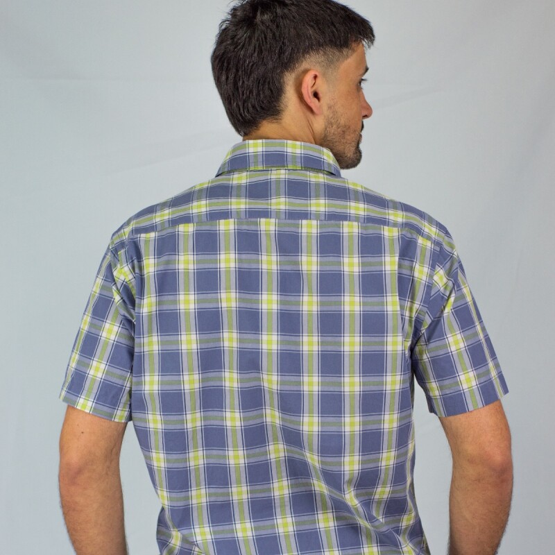 Camisa a cuadros Hilton Blue/green