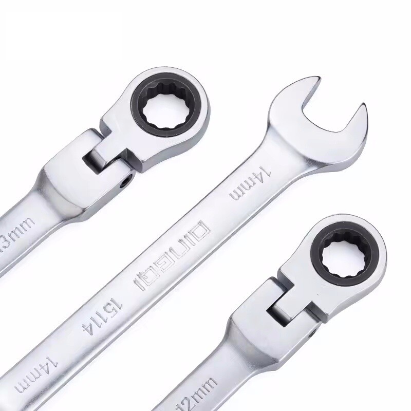 DINGQI LLAVE COMBINADA FIJA & CRIQUET ARTICULADA 11 MM Dingqi Llave Combinada Fija & Criquet Articulada 11 Mm