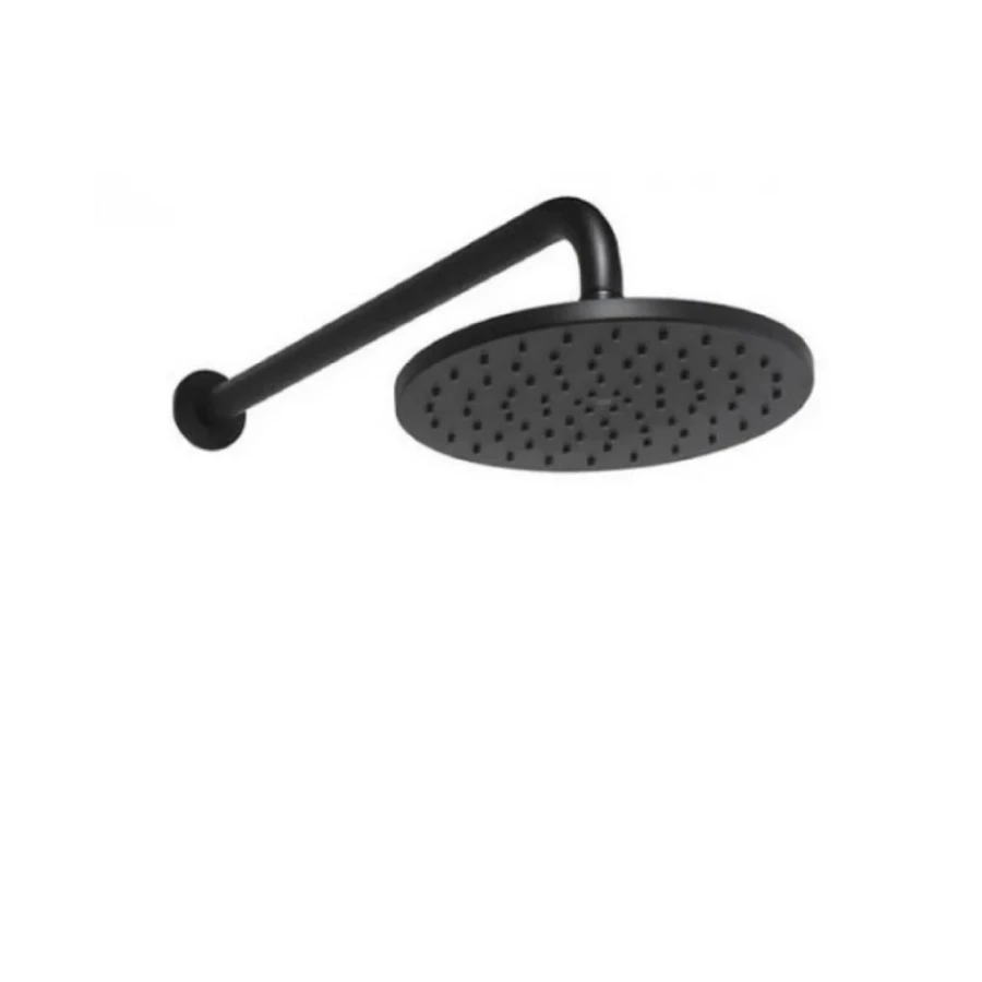 Grifería de Ducha Articulada Redonda Negra Mate Linea Coty Grifería de Ducha Articulada Redonda Negra Mate Linea Coty