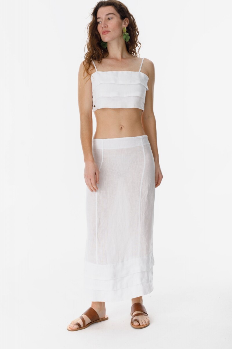 Falda Layers - Blanco 