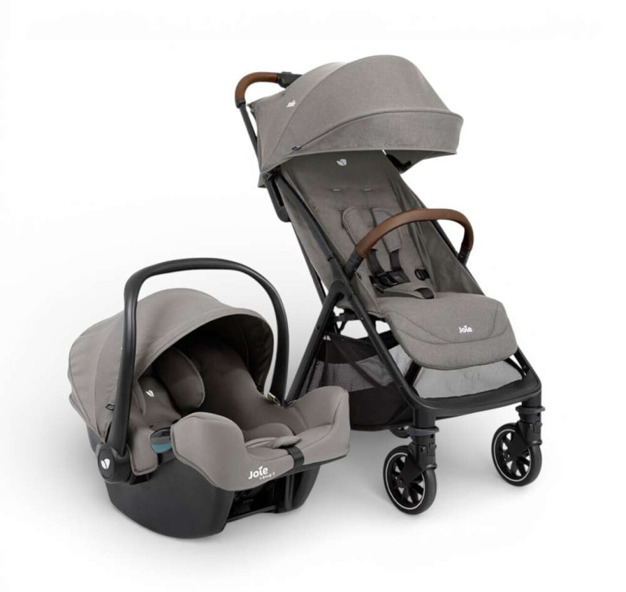 Travel System Joie Pact Pro + Silla de Auto i-Snug2  Con Bolsa de Viaje - y Protector de Lluvia 