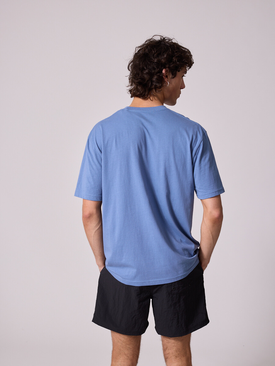 T-SHIRT LAMBRE DIXIE Azul Piedra