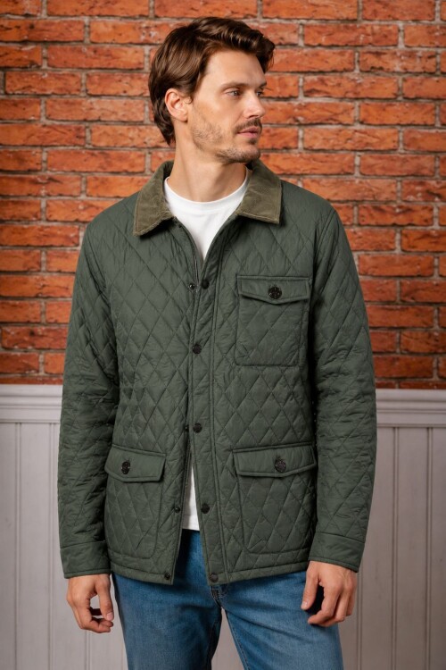 Campera London Quilted Verde