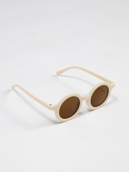 Lentes de sol Crema