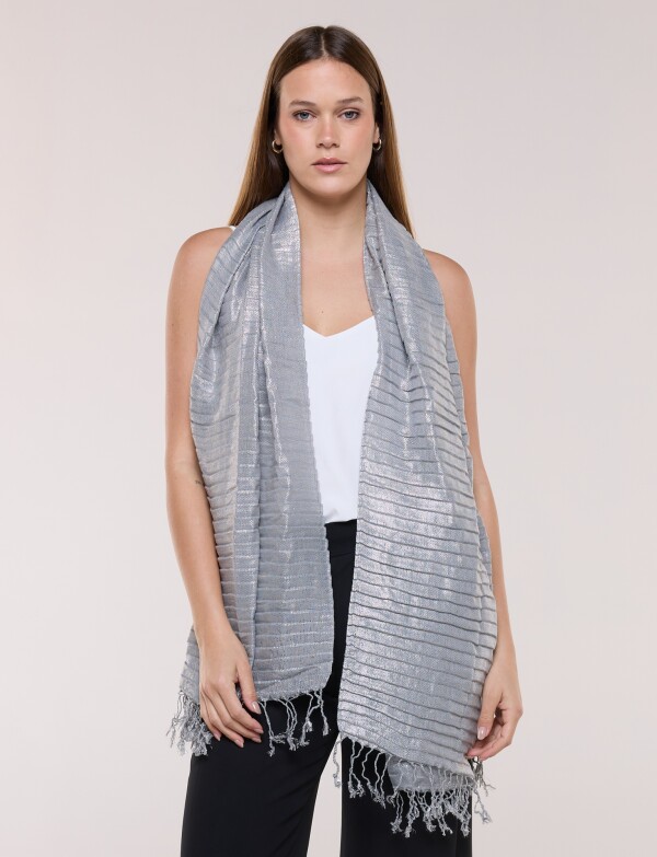 Pashmina Metalizada GRIS