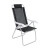 Silla Plegable de Aluminio 4 Posición NEGRO