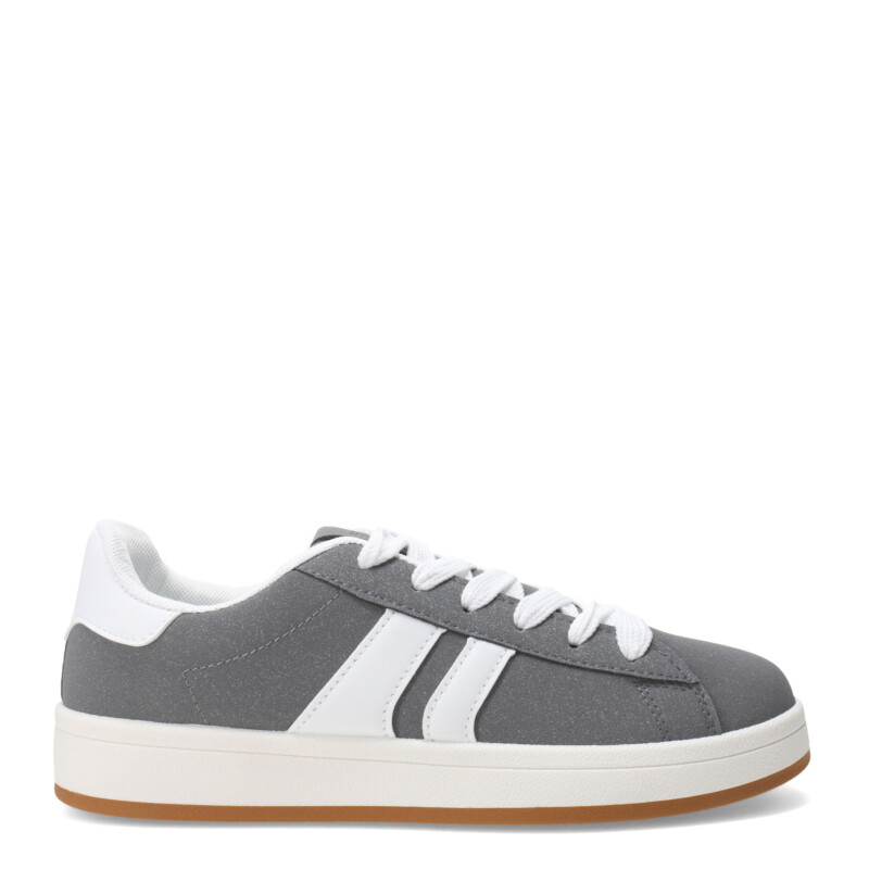 Championes Unisex Push MAXER ancho acordonado Gris