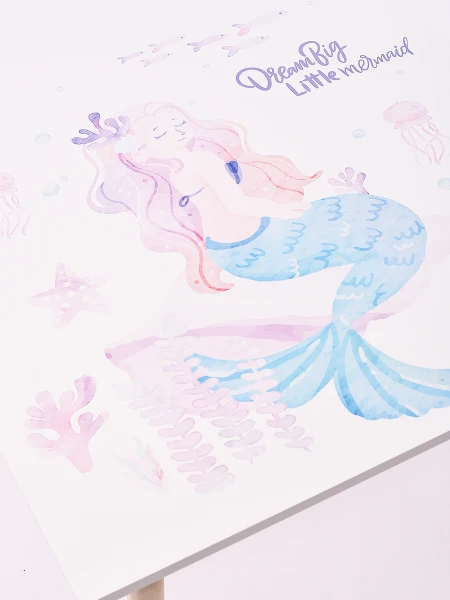 MESA SIRENA VIOLETA