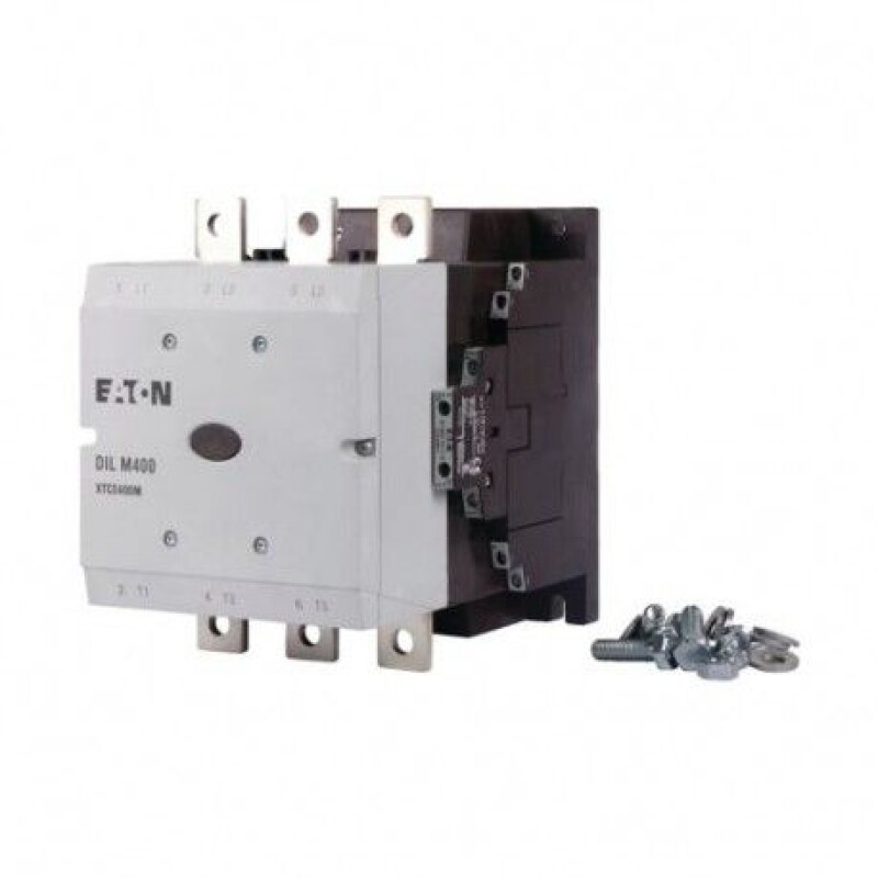 CONTACTOR DILM 400A 200KW/250HP 2NA+2NC 110-250VAC/110-350VDC - EATON CONTACTOR DILM 400A 200KW/250HP 2NA+2NC 110-250VAC/110-350VDC - EATON