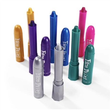 Crayones faciales x6 metalizados Sc