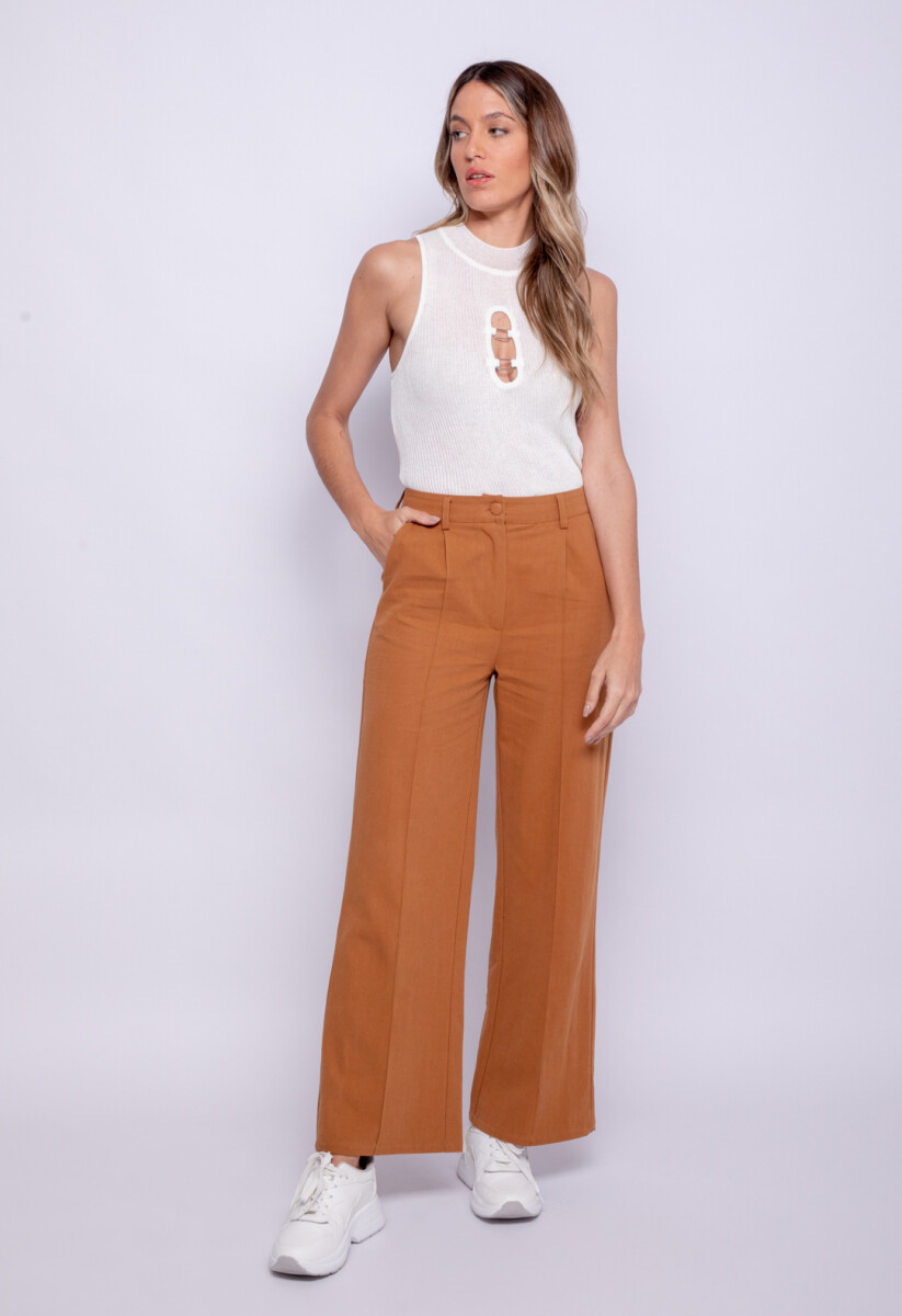 PANTALON FRASER - Marrón Corteza 