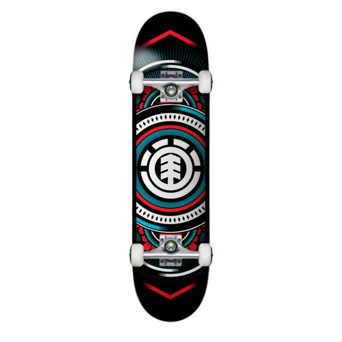 Skate armado Element Hatched Red 8" 