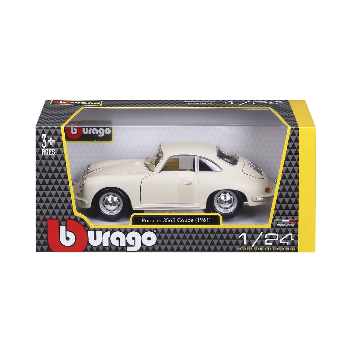 Auto de Colección Bburago Porsche 356B Coupe Año 1961 Escala 1:24 