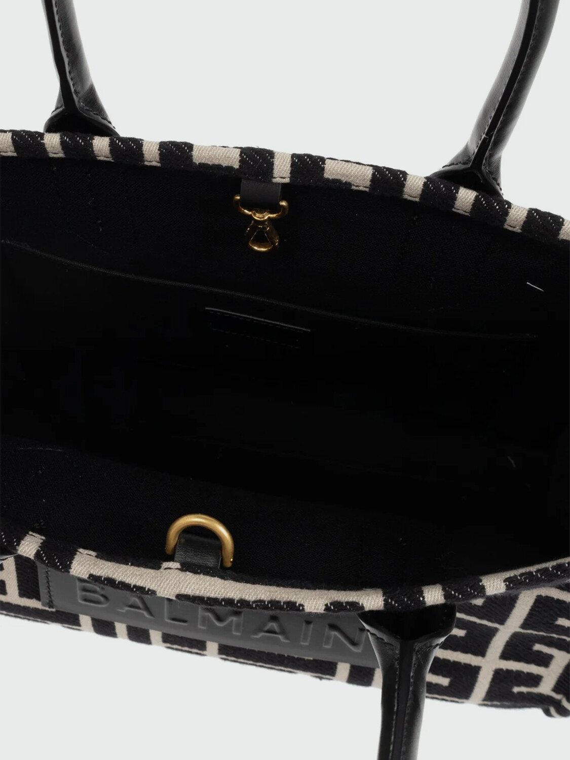 BALMAIN - SMALL TOTE BAG MONOGRAMMED B-ARMY 0