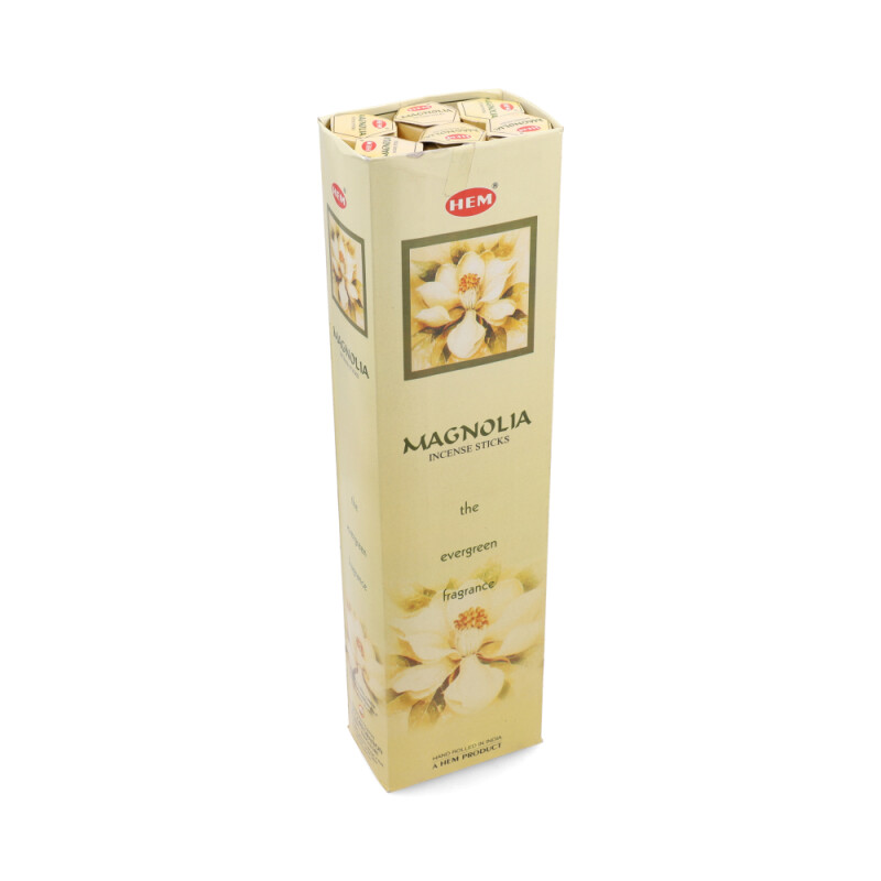 INCIENSO HEM HEXAGONAL LARGA CAJA X6 Magnolia