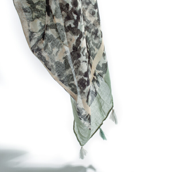 Pashmina animal print verde Pashmina animal print verde