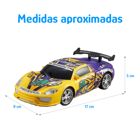 Auto Deportivo RC Racing Rivalry Control Remoto 1:22 Amarillo/violeta