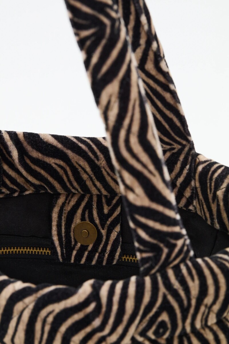 Cartera Mini Tote Zebra Cebra