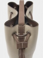 Bolso Bandolera Con Cordón crudo