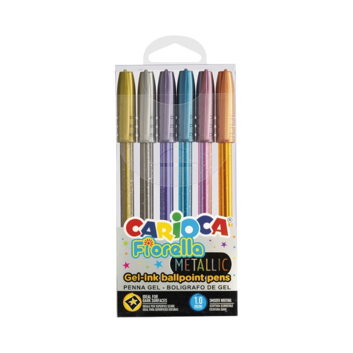 Bolígrafo Carioca Metallic x6 