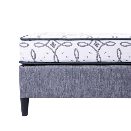 SOMMIER 1 PLAZA ESPUMA ALTA DENSIDAD VANILA 17 CM ALTURA