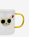 Artículos cocina Taza De Vidrio Estampada - Combinacion Multicolor