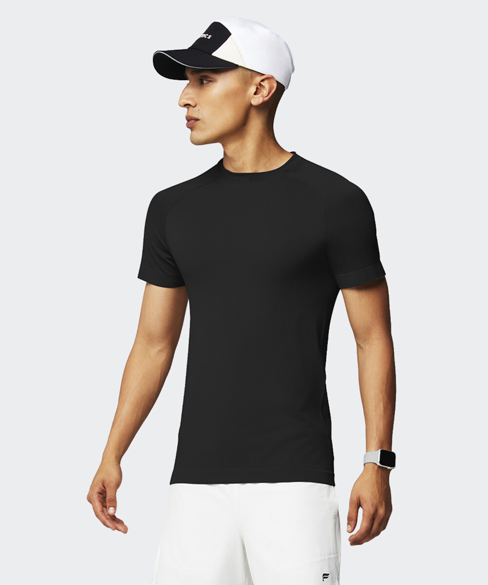 Remera Fabletics The Training Day - Negro 