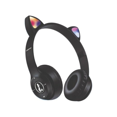 AURICULAR INALAMBRICO HELLO CAT INFANTIL Negro