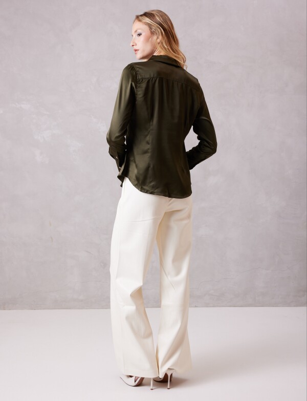 Camisa Saten OLIVA