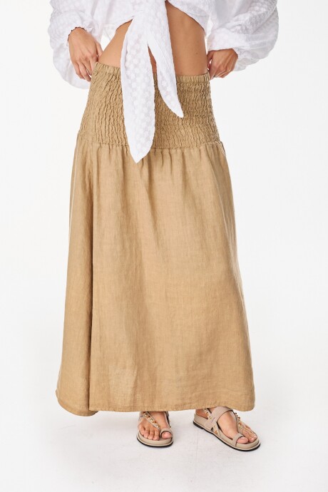 Falda Laia Beige