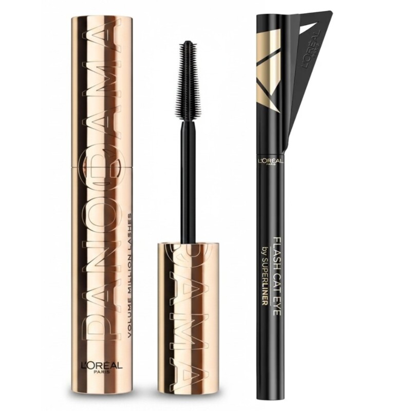 Pack Loreal Máscara Panorama + Delineador Cat Eyeliner Pack Loreal Máscara Panorama + Delineador Cat Eyeliner